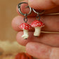 Fly-agaric Mushroom earrings