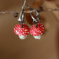 Fly-agaric Mushroom earrings