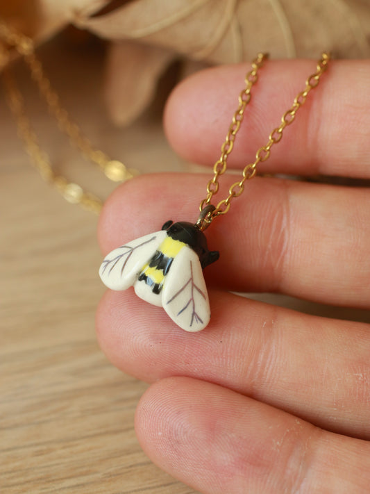 Bumblebee necklace