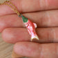 Salmon necklace