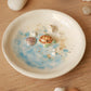 Turtle in the sea Ring Dish - Porcelain jewelry dish