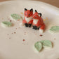 Foxes Ring Dish - Porcelain jewelry tray