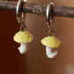 Mushroom earrings