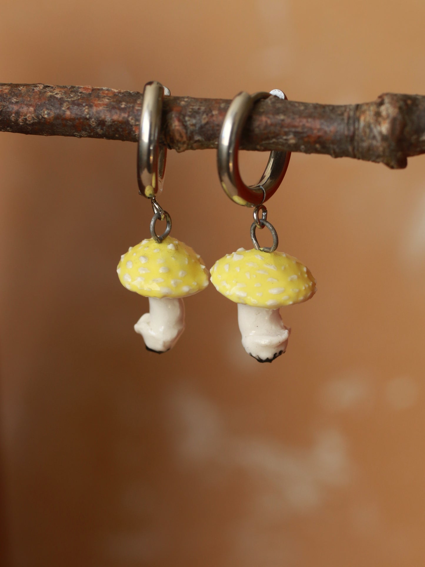 Mushroom earrings