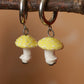 Mushroom earrings