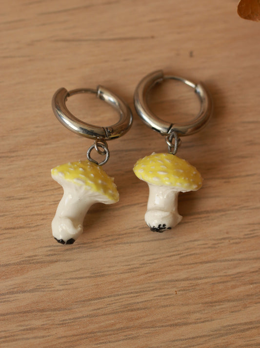 Mushroom earrings