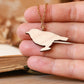Japanese white eye necklace