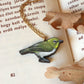 Japanese white eye necklace