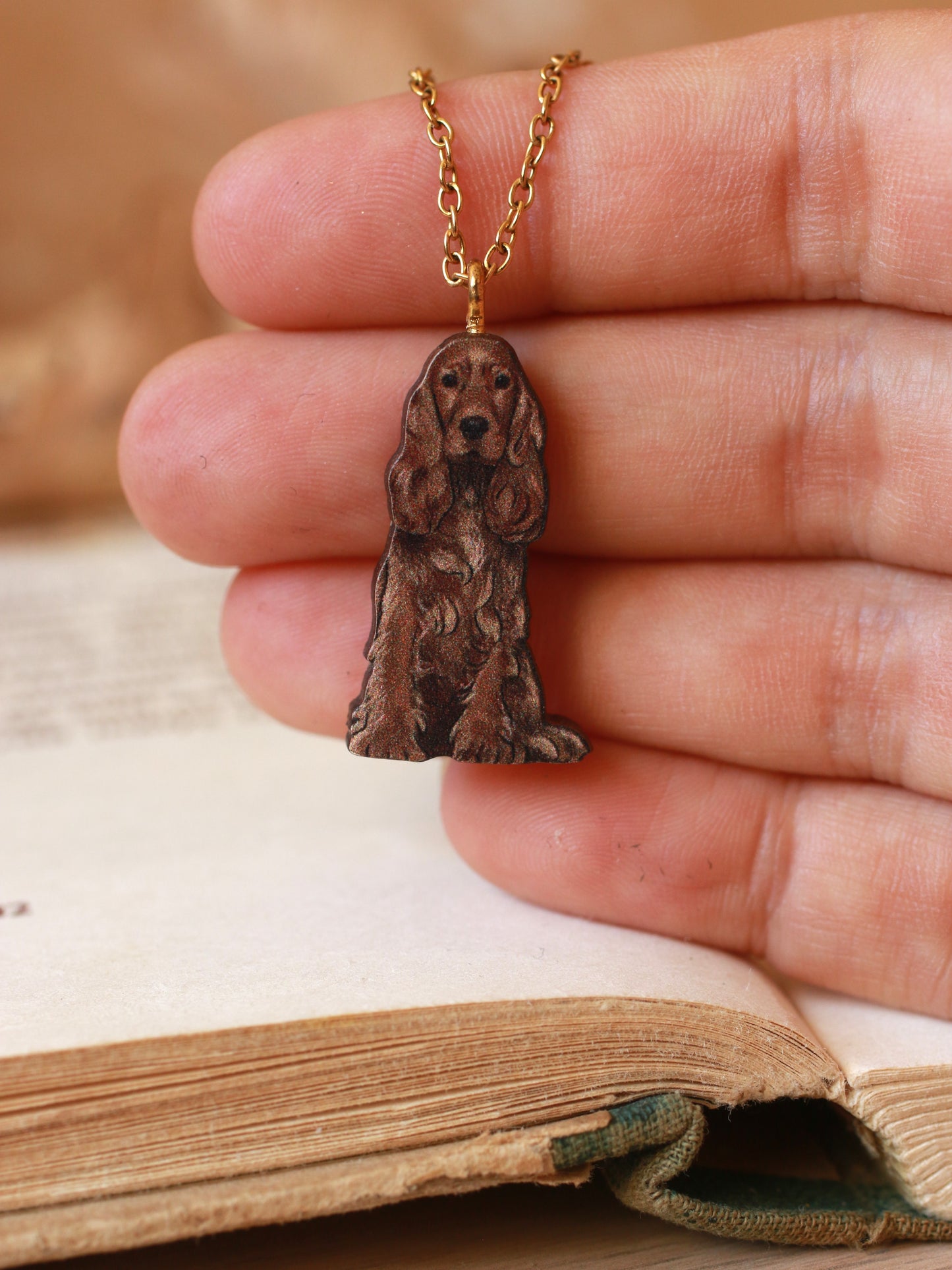 Cocker Spaniel necklace