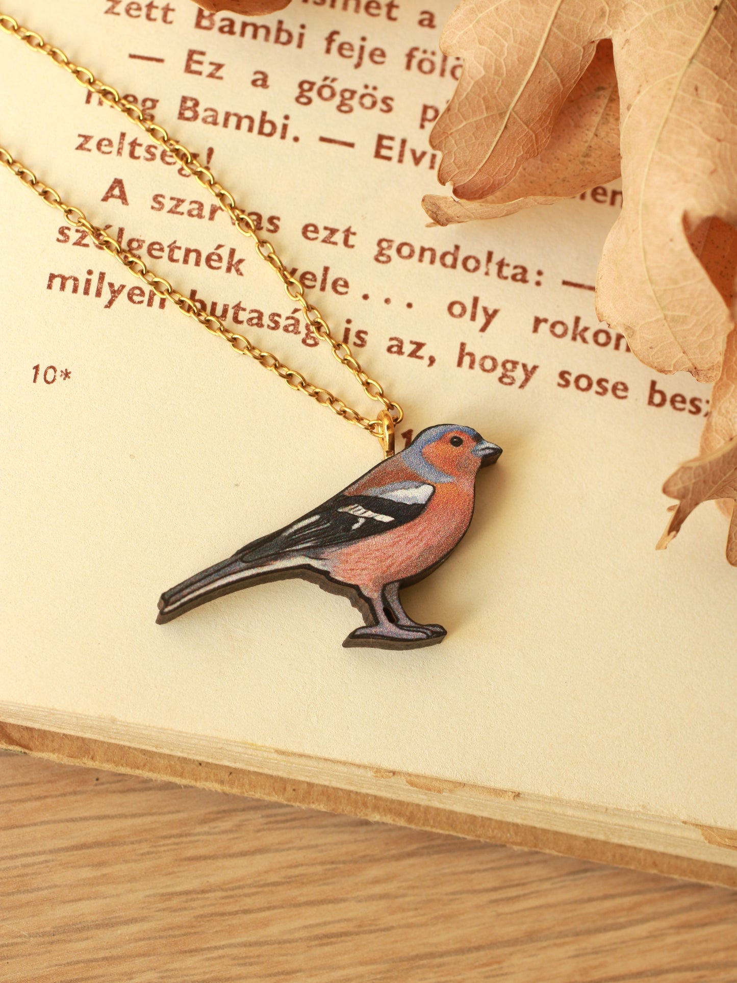 Chaffinch necklace