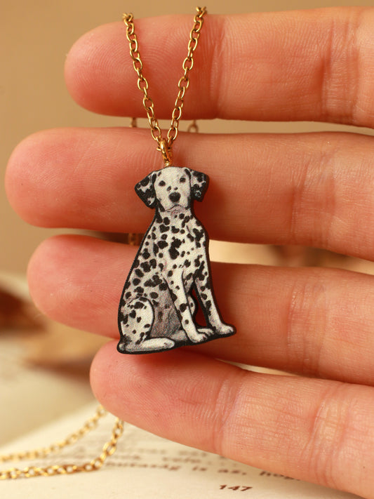 Dalmatian necklace