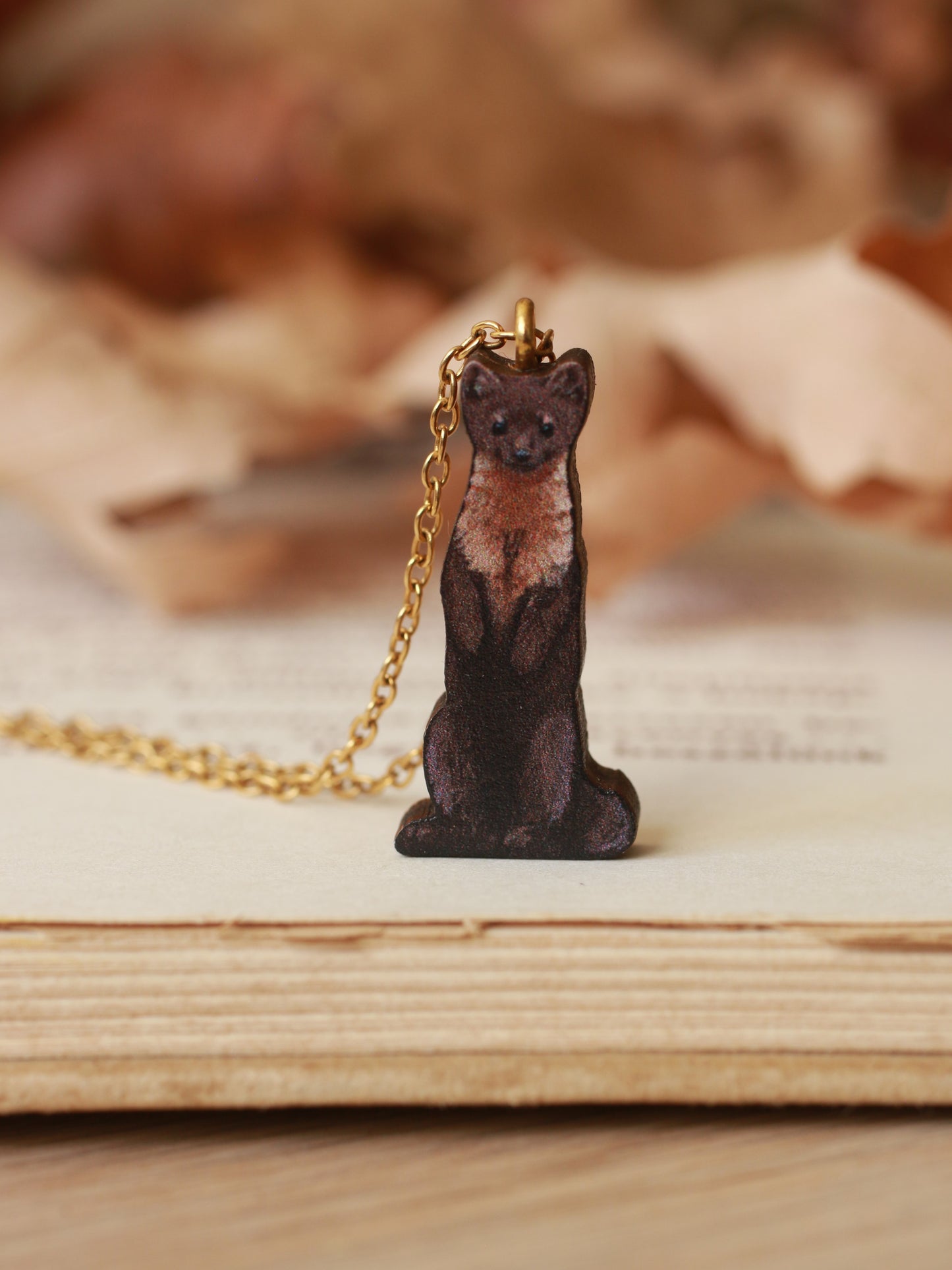 Pine marten necklace