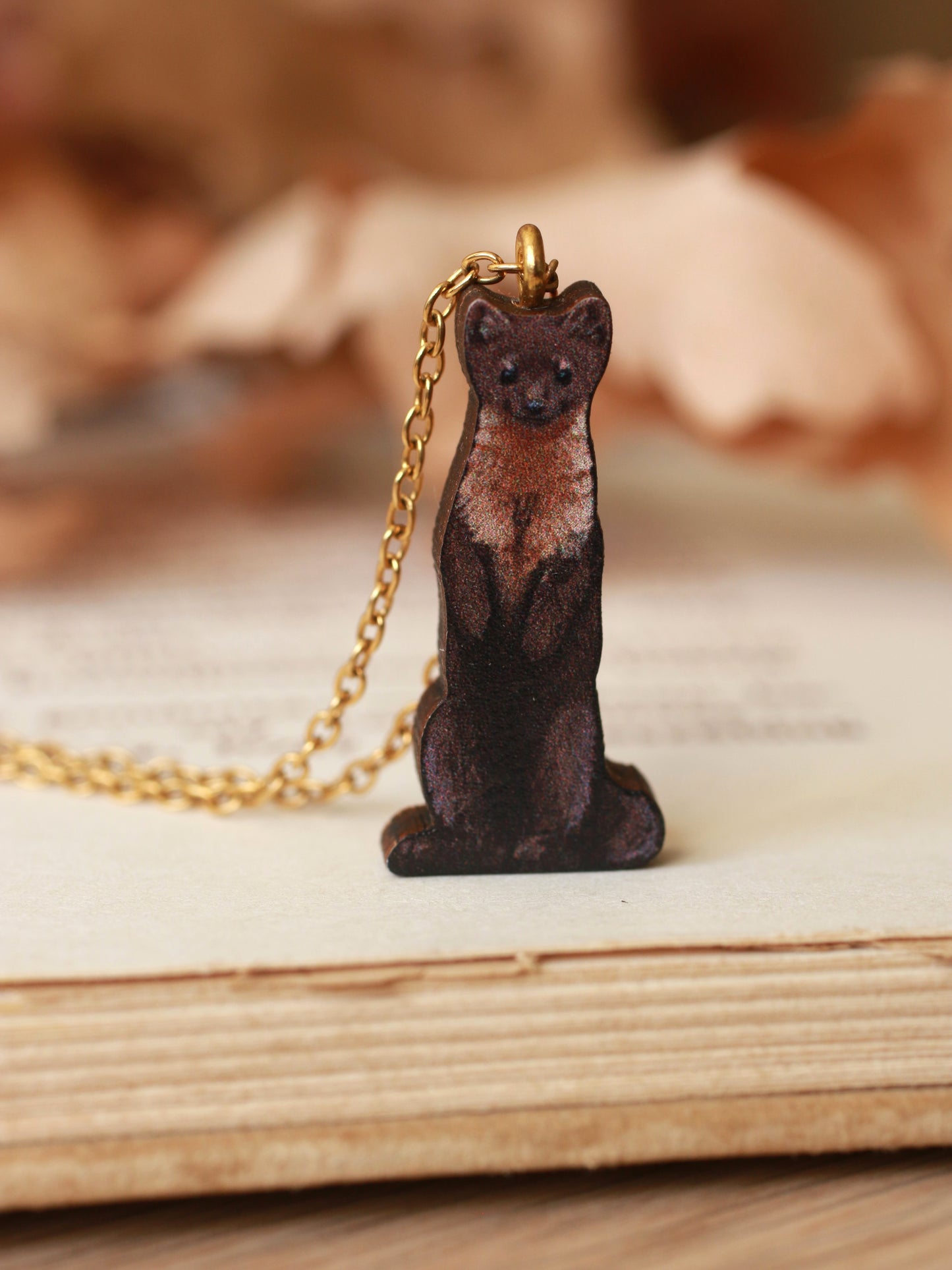 Pine marten necklace