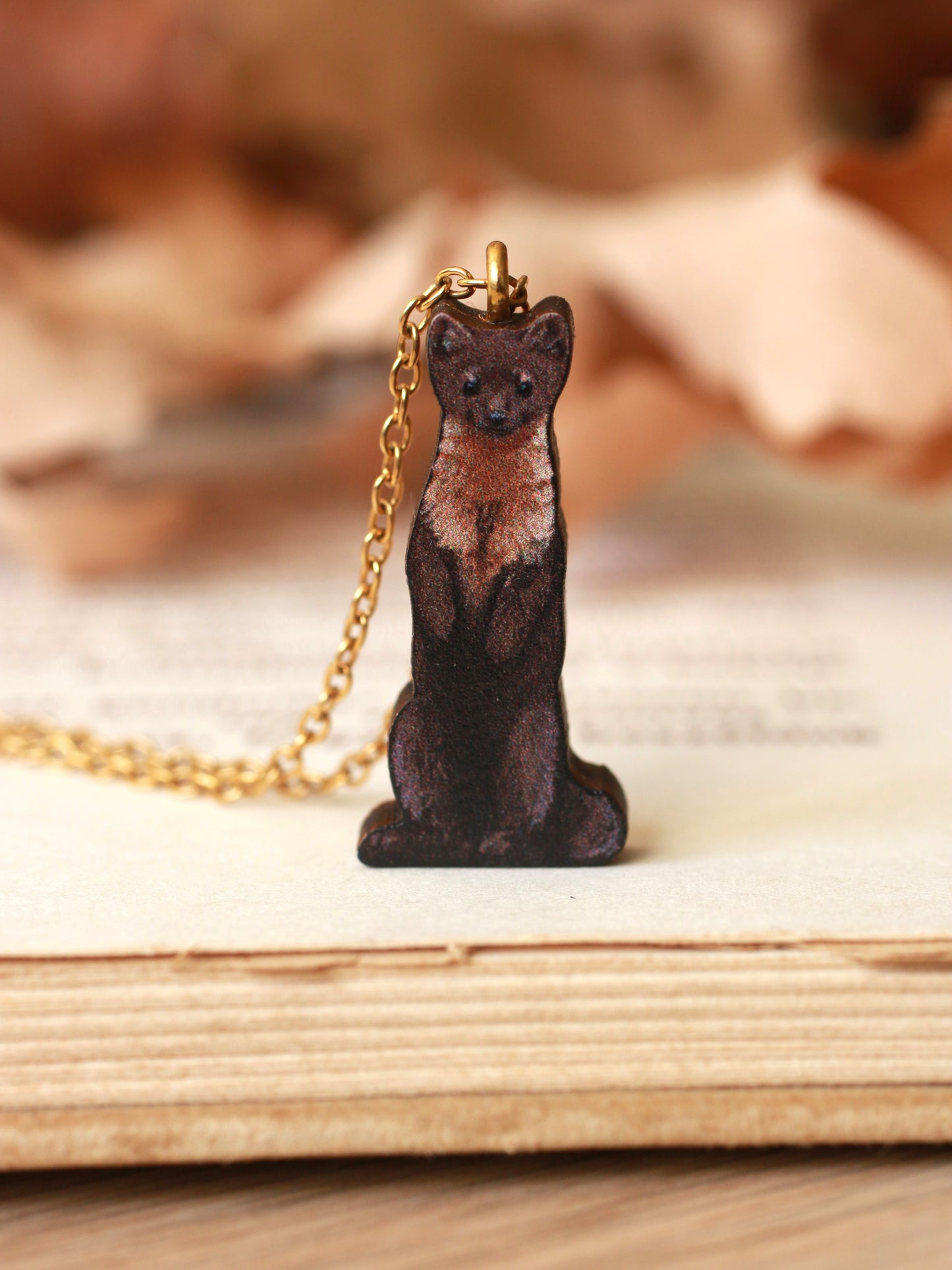 Pine marten necklace