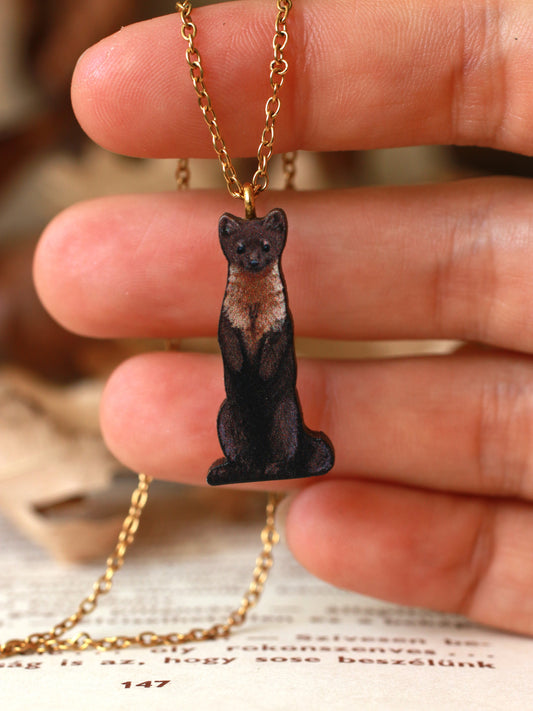 Pine marten necklace