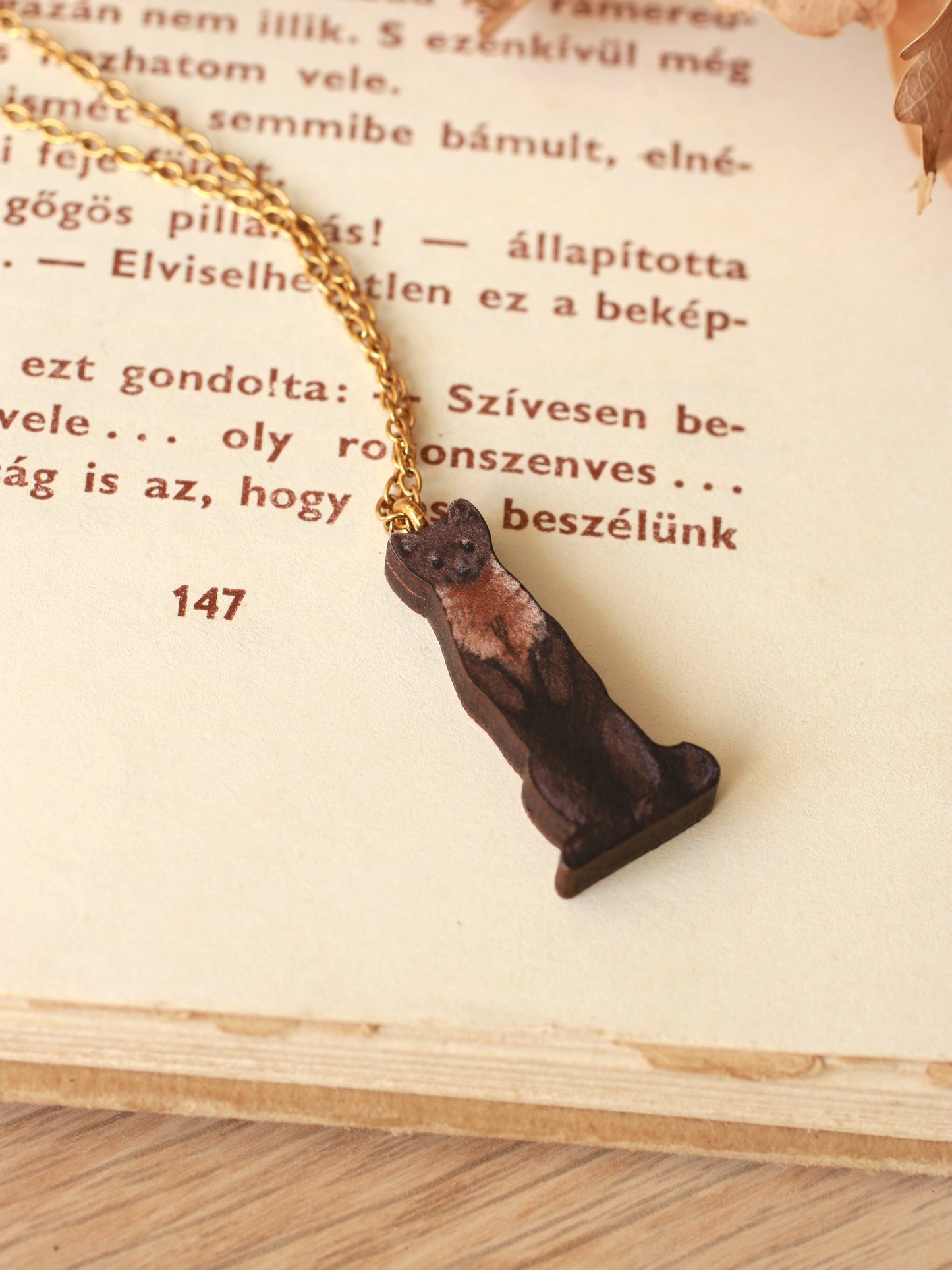 Pine marten necklace