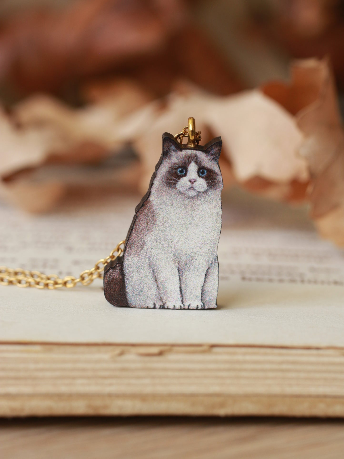 Ragdoll cat necklace