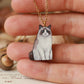 Ragdoll cat necklace