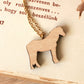 Grey dapple horse necklace