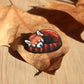 Sleeping red panda pin