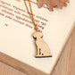 Vizsla necklace - wooden dog pendant