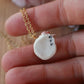 Sleeping cat necklace in a walnut box