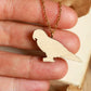 Blue Yellow Macaw necklace