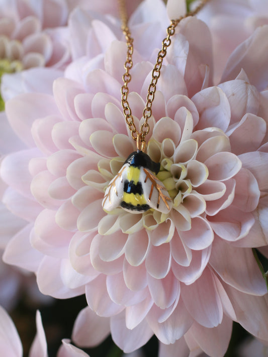 Bumblebee necklace