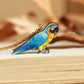 Blue Yellow Macaw necklace