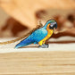 Blue Yellow Macaw necklace