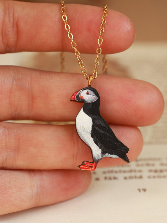 Puffin necklace