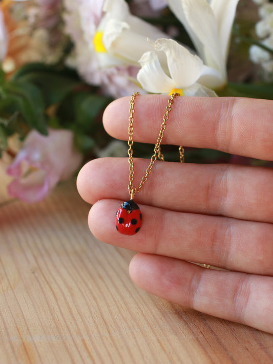 Ladybug necklace