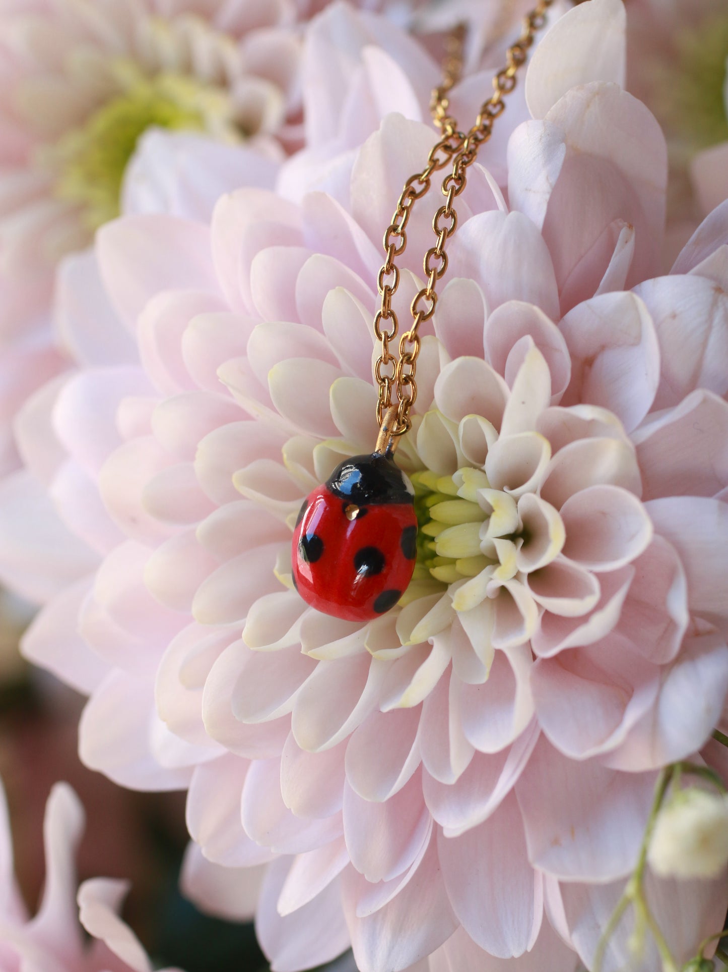 Ladybug necklace