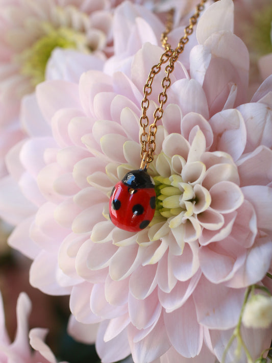 Ladybug necklace