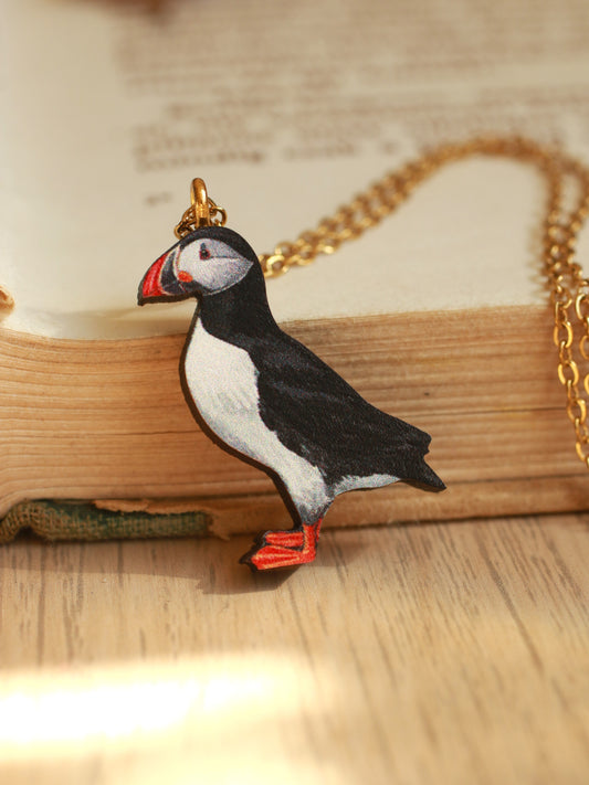 Puffin necklace