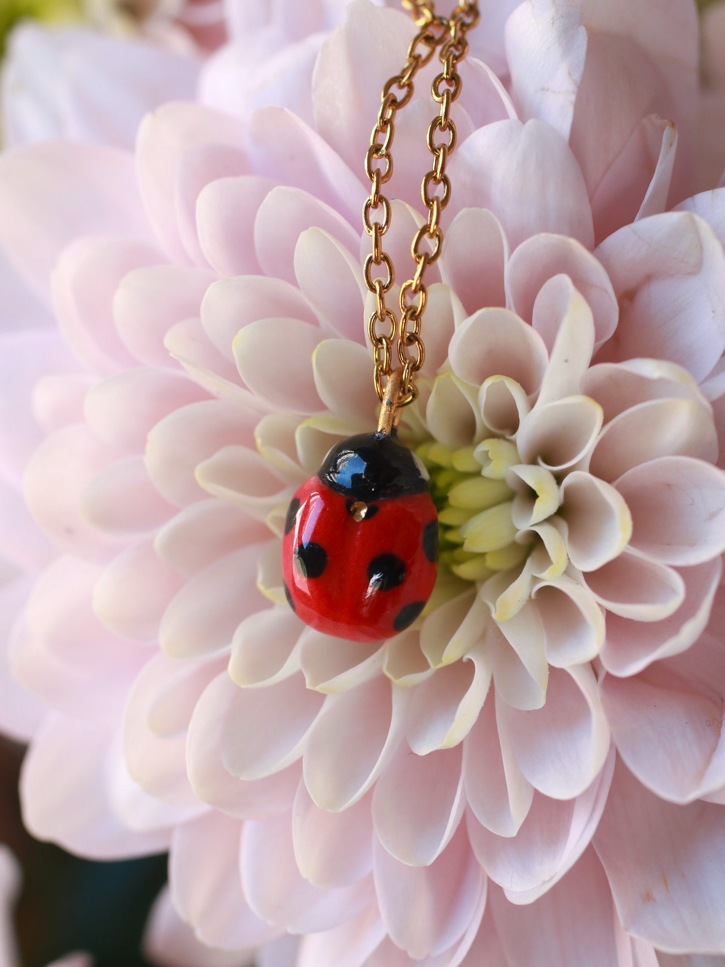 Ladybug necklace