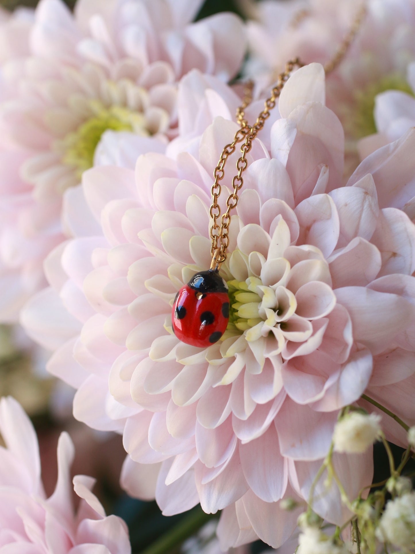 Ladybug necklace