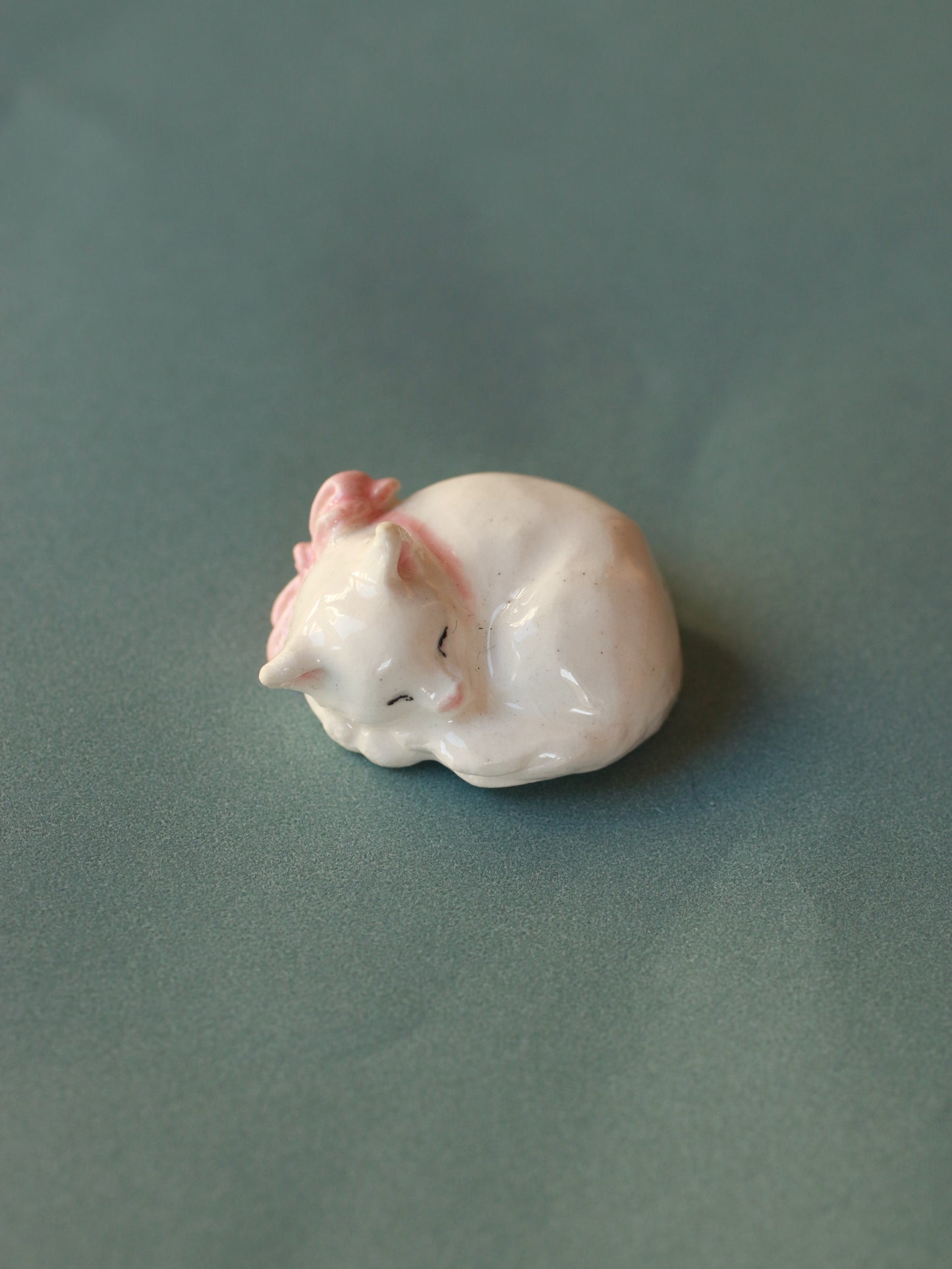 White Cat figurine