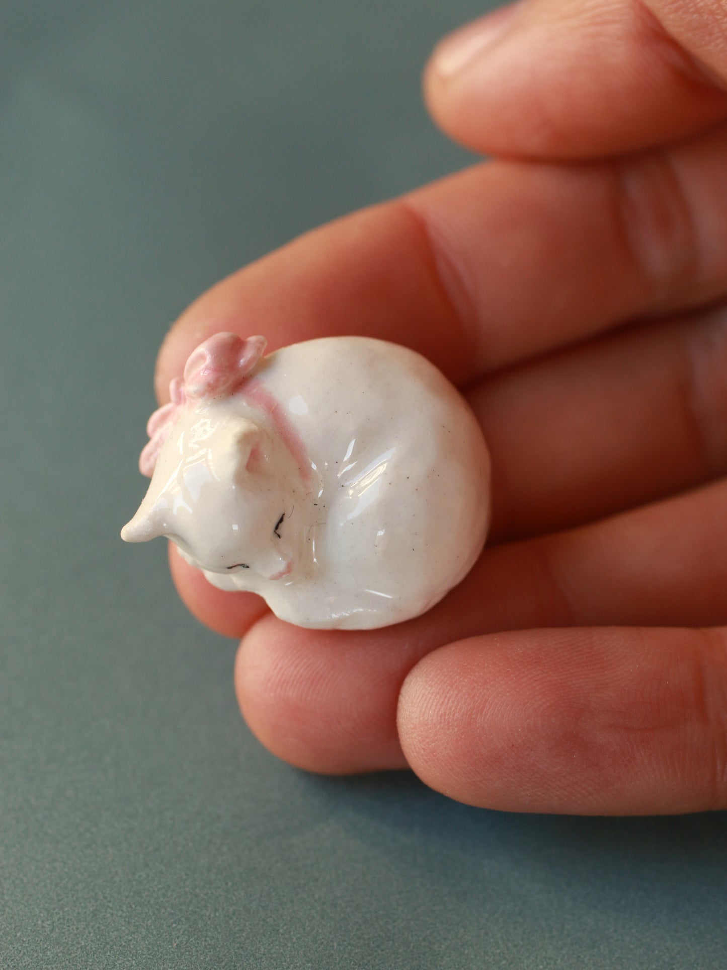 White Cat figurine