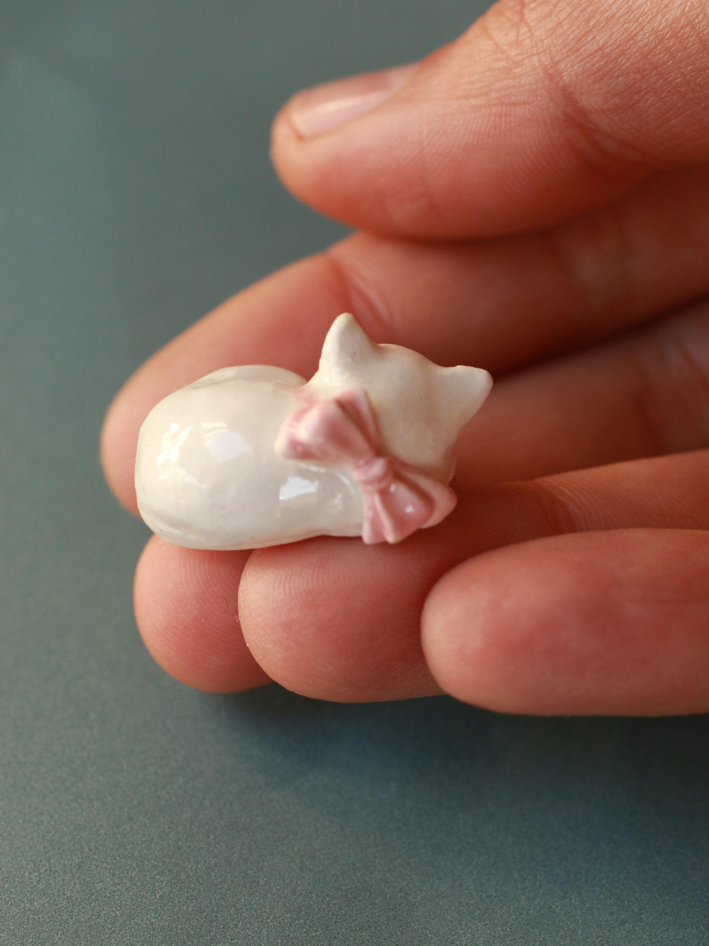 White Cat figurine