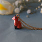 Sitting fox necklace
