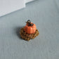 Ceramic pumpkin necklace