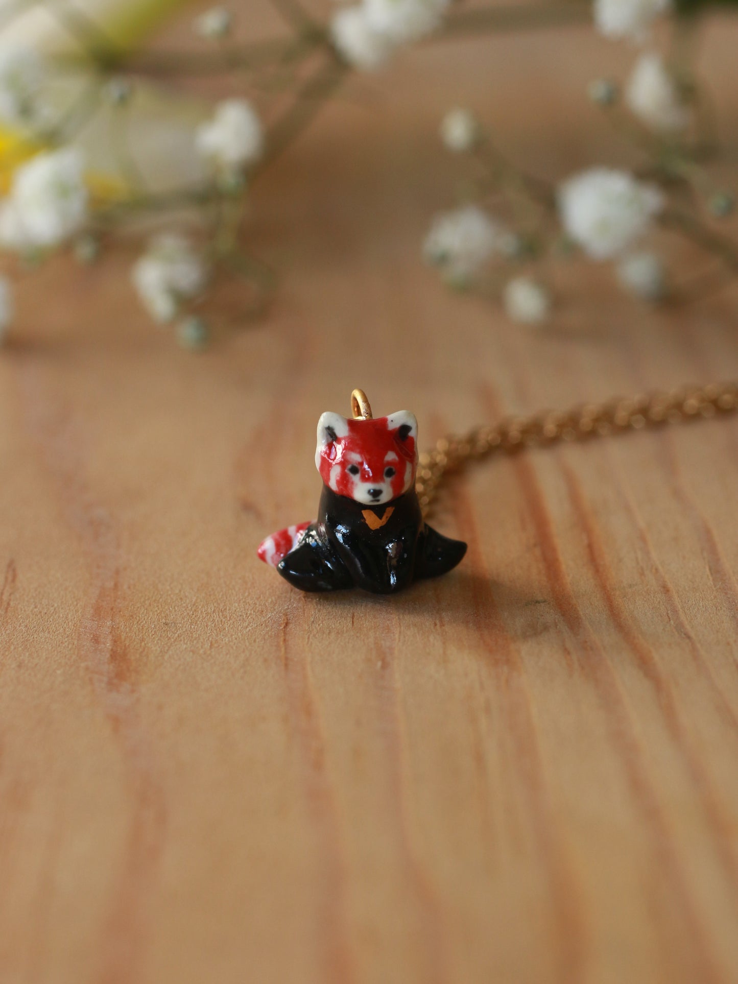 Red Panda necklace