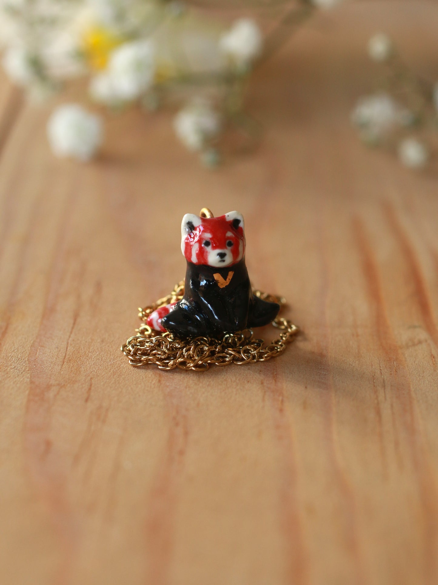 Red Panda necklace