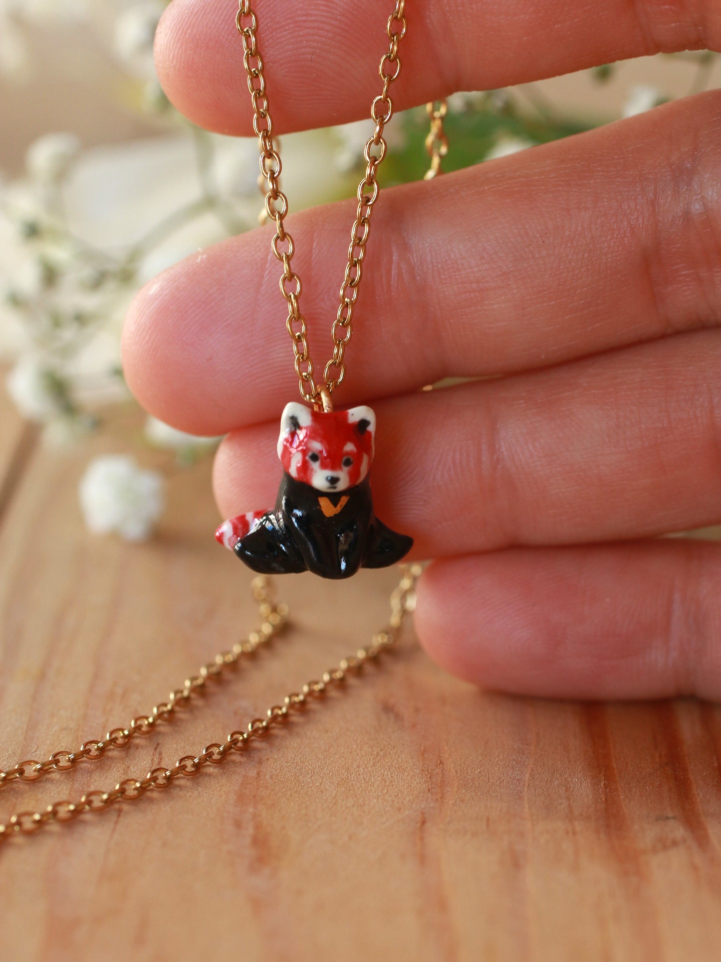 Red Panda necklace