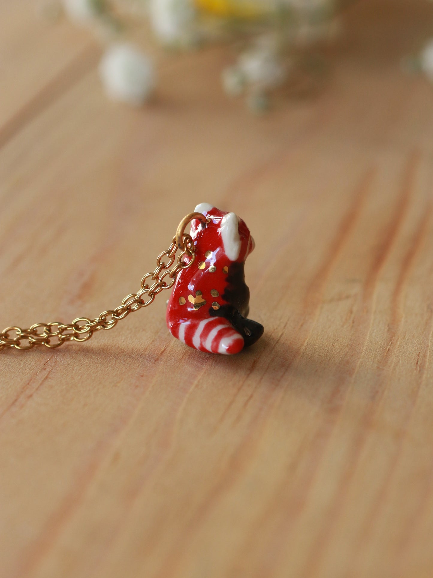 Red Panda necklace