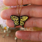 Tiger Swallowtail Butterfly necklace