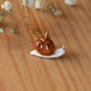 Snail necklace