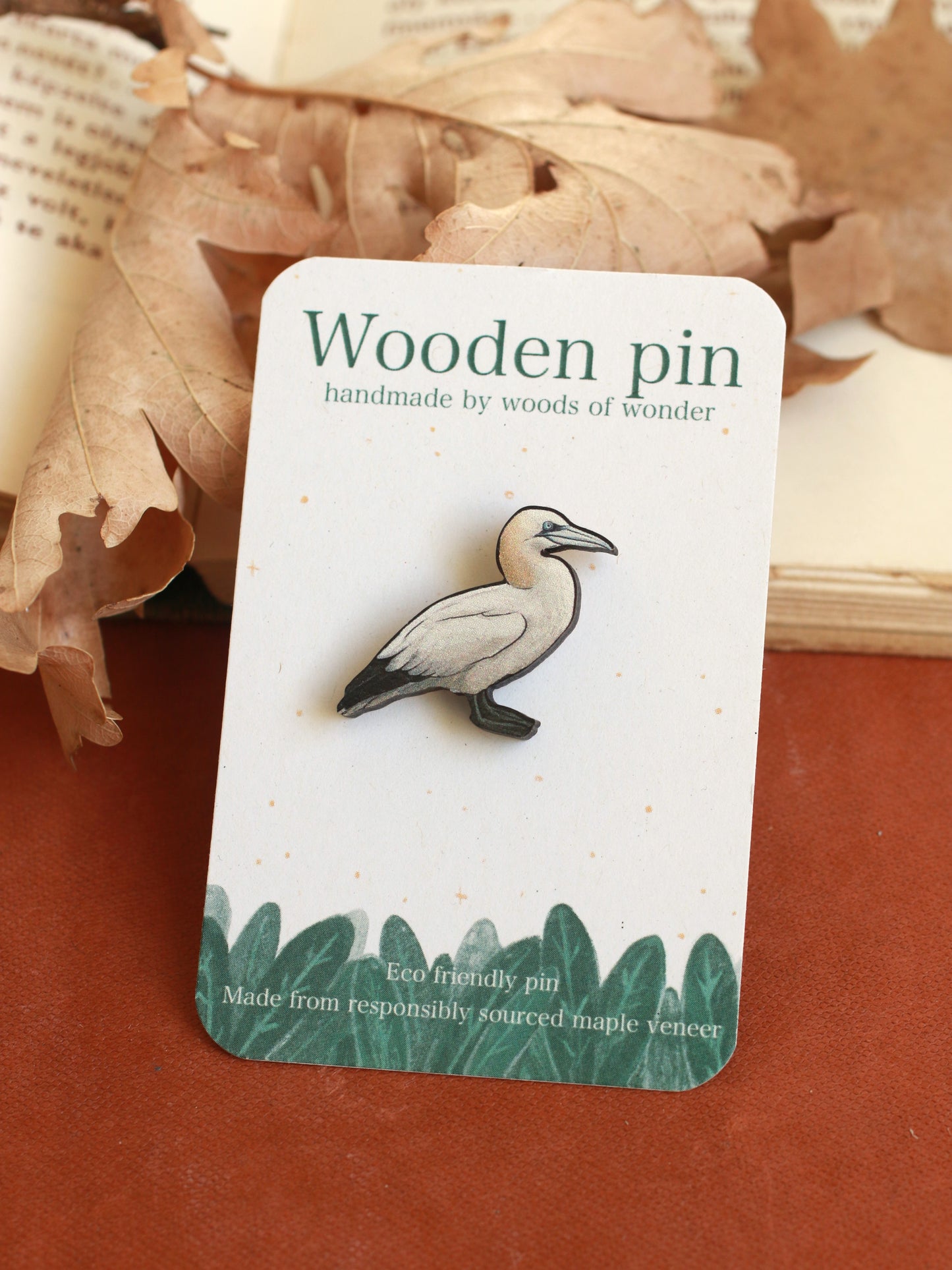 Northern gannet pin