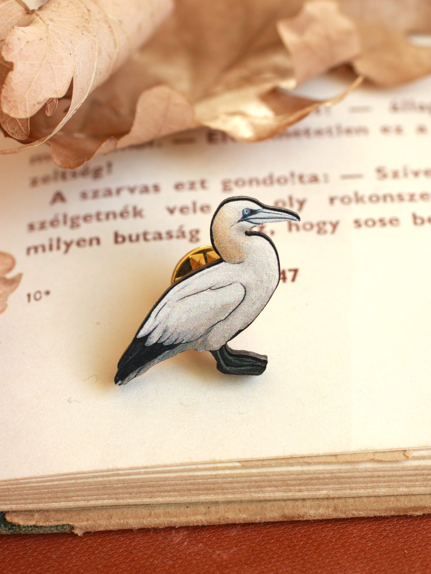 Northern gannet pin